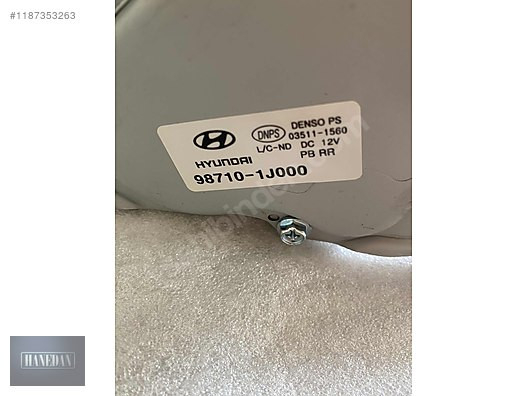 HYUNDAİ İ20 ARKA SİLECEK MOTORU 98710-1J000