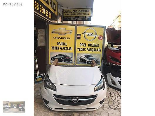 Opel corsa e komple ön set kaput tampon far çamurluk