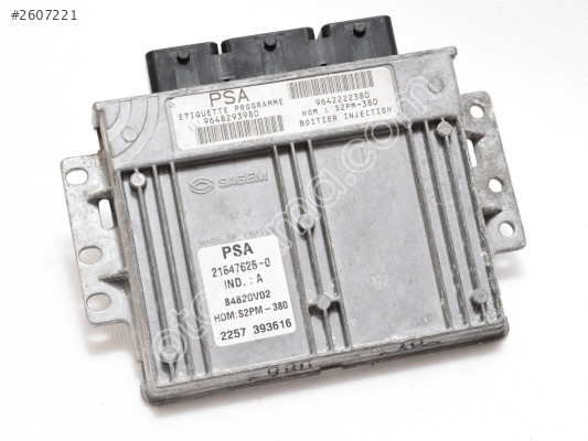 Citroen C3 Motor Beyni 9648293980 9642222380 PSA Sagem 12117