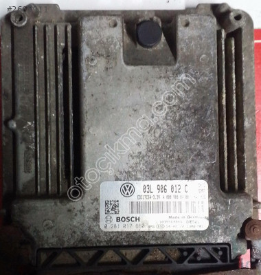 VW Crafter 2.0 Dizel CKT 03L906012C 0281017660 Motor Beyni
