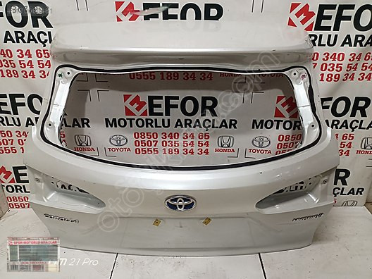 TOYOTA COROLLA CROSS BAGAJ KAPAĞI ÇIKMA ORİJİNAL PARÇA2023-2024