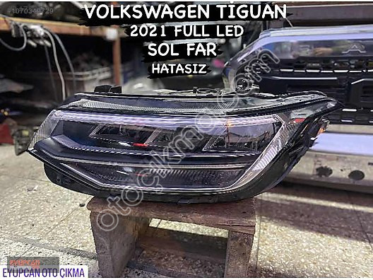 2021 Volkswagen Tiguan Sol Far - Orjinal, Hatasız | Eyüpca