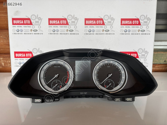 SKODA SUPERB KM SAATİ KADRAN 3V0920750F SÖKME ORJINAL