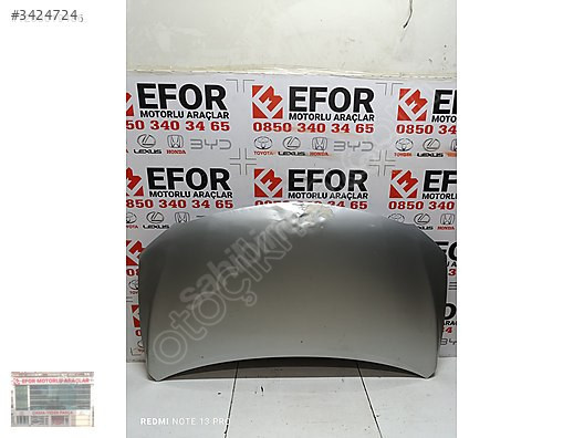 TOYOTA COROLLA ORJİNAL ÇIKMA MOTOR KAPUTU 07-12