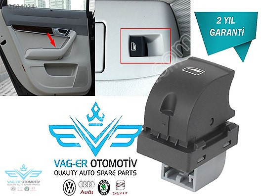 AUDİ A3 2009-2012 ARKA SAĞ CAM AÇMA KAPAMA DÜĞMESİ TUŞU 4F09