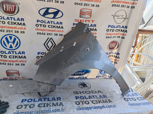 Dacia Dokker ön sol çamurluk Orjinal hasarsız