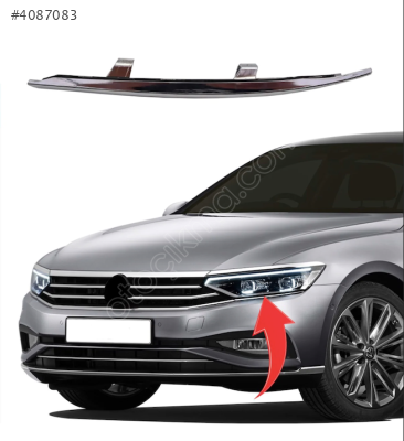 3G0941119E VW PASSAT 19-22 FAR ALT NİKELAJI VE BRAKETİ SOL