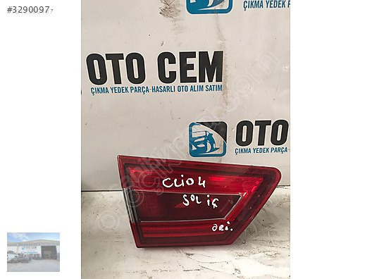 OTO CEMDEN ÇIKMA RENAULT CLİO 4 SOL İÇ STOP