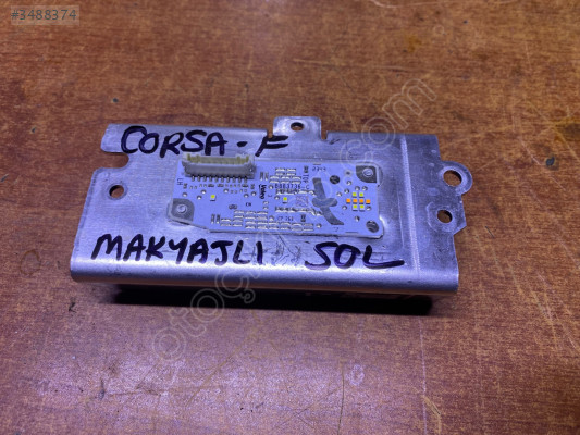 OPEL CORSA F MAKYAJLI SOL FAR LED BEYNİ ÇIKMA L896189 CANCAN OPEL