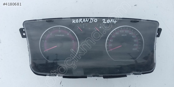 ssangyong korando 2013 otomatik gösterge/km saati (son fiyat)