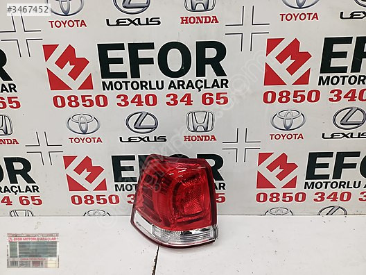 TOYOTA LAND.C SIFIR SAĞ DIŞ STOP LEDLİ 08-12