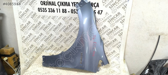 2019-2025 Toyota Corolla Sol Ön Çamurluk - Çıkma ve Orjinal