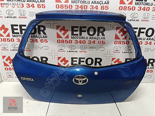 TOYOTA YARİS BAGAJ KAPAĞI ÇIKMA ORİJİNAL PARÇA 2006-2011