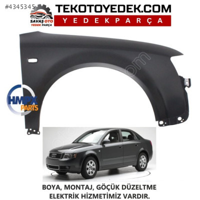 AUDİ A4 ÖN ÇAMURLUK SAĞ SOL 2000 2001 2002 2003 2004 / KAMPANYA