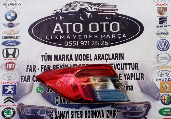 HONDA CİTY ORJINAL ÇIKMA SOL STOP