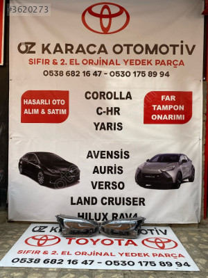 2020-2025 TOYOTA YARİS CROSS ÇIKMA ORJİNAL SAĞ ÖN FAR
