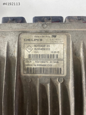 RENAULT KANGOO CLİO 1.5 MOTOR BEYNİ  8200498185