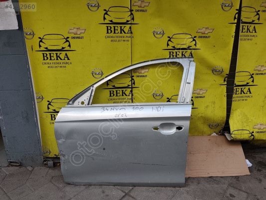 OPEL CORSA F SOL ÖN KAPI GRİ ÇIKMA ORJİNAL YEDEK PARÇA