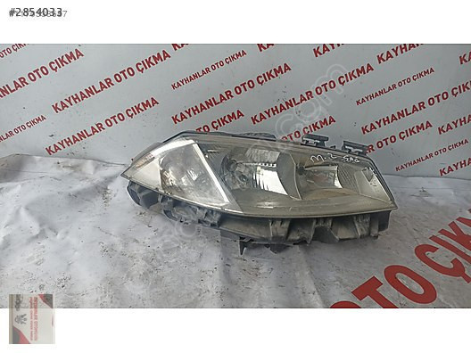MEGANE 2 SAĞ SOL FAR KAYHANLAR OTO ÇIKMA 