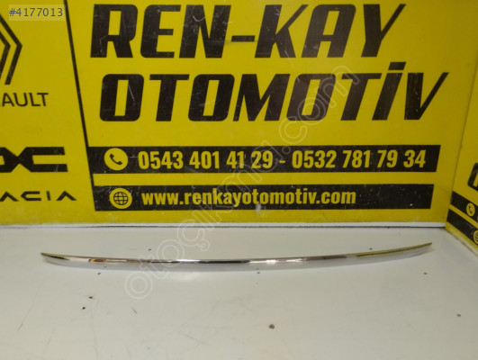 903720184R RENAULT CLİO 4 BAGAJ KAPAĞI NİKELAJI ORJ ÇIKMA RENKAY