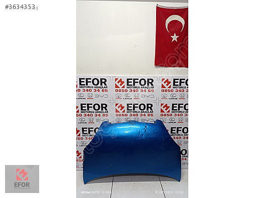 TOYOTA YARİS MOTOR KAPUT ORJİNAL ÇIKMA YEDEK PARÇA 02-07