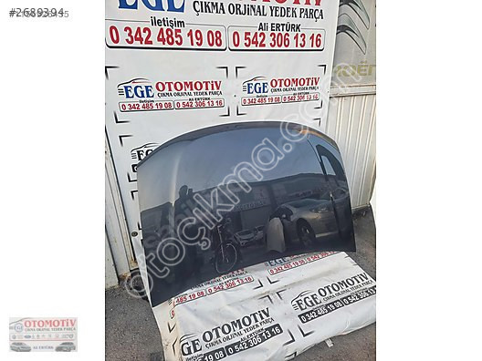 DACİA SANDERO FÜME MOTOR KAPUTU ORJİNAL BOYASIZ HATASIZ