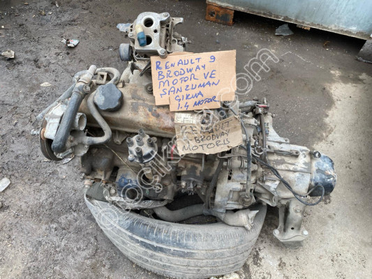 RENAULT 9 MOTOR KOMPLE , RENAULT 9 ŞANZUMAN KOMPLE