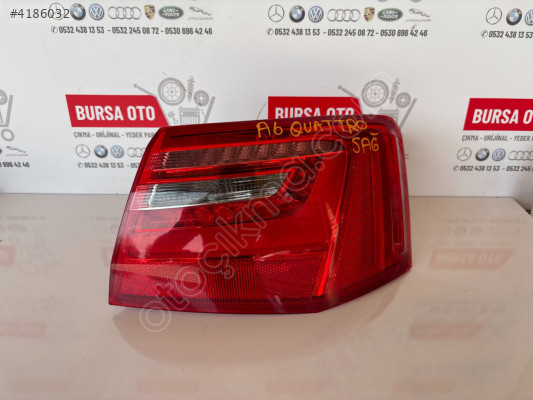 AUDI A6 C7 KASA QUATTRO SAĞ STOP LEDLİ 044526 SÖKME ORJINAL