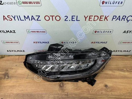 CİVİC FC5 LED SOL FAR ORJİNAL HATASIZ 33150-TET-H11