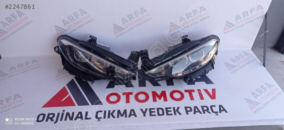 Egea 2018 2022 LED'li mercekli orjinal sağ sol ön far