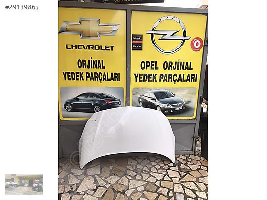 Opel corsa e beyaz renk çıkma ön kaput ORJİNAL OTO OPEL
