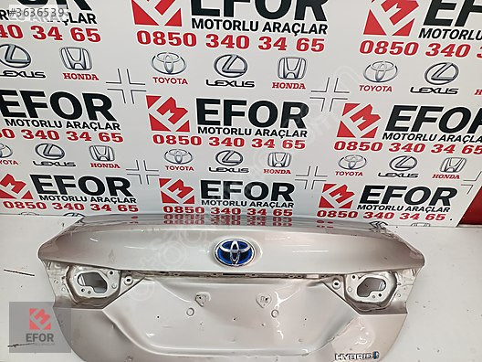 TOYOTA CAMRY HYBRD BAGAJ KAPAK ORJİNAL ÇIKMA YEDEK PARÇA 19-22