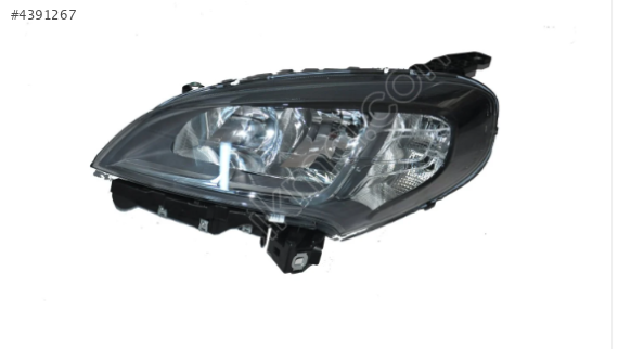 FİAT DOBLO SOL ÖN FAR SIFIR İTHAL (SİYAH)