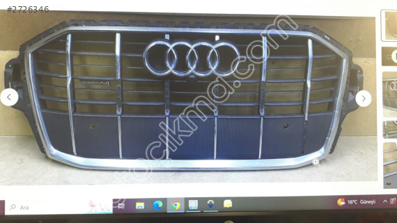 2020-2022 Audi Q7 Ön Tampon Izgarası