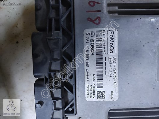 0281018993 BV21-12A650-ACC FORD FOCUS 1.6 DİZEL MOTOR BEYNİ