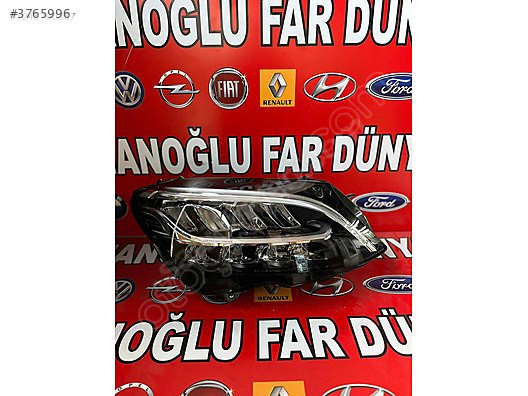 MERCEDES W 205 2019 -2021 MAKYAJLI KASA SAĞ ÖN FAR hatasız