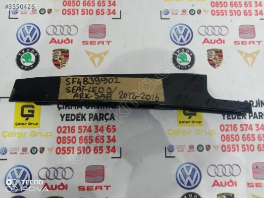 SEAT LEON 2012-2016 SAĞ ARKA KAPI DİREK KAPLAMASI OEM 5f4839902