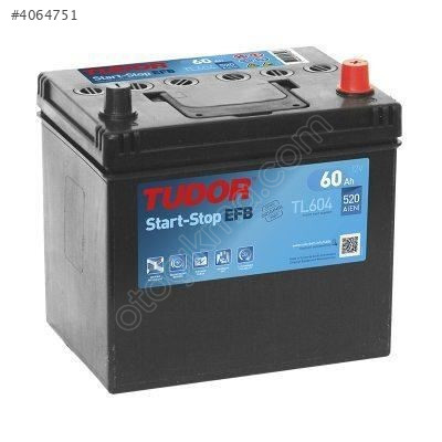 AKÜ 12V 60AH 520A STAR STOP ASYA (SULU)