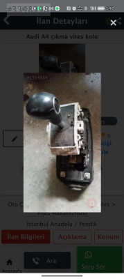 Audi A4 b7 otomatik vites kol mekanizması