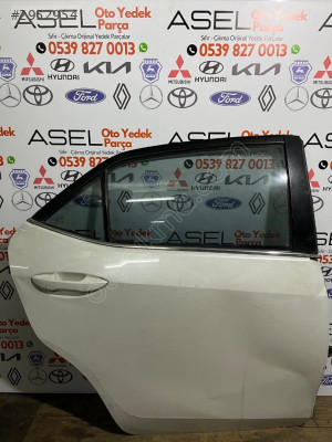 TOYOTA COROLLA Orijinal - İnci BEYAZ 2013-2018 Sağ Arka Kapı DOLU
