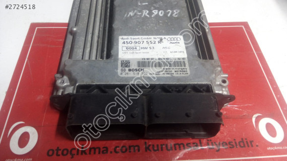 07K907309E 0261S15056 AUDİ A6 MOTOR BEYNİ