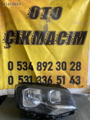 VW Transporter T7 Modeli İçin Sağ Ön Far Parçası