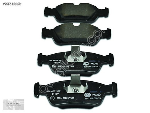 34116761244 BMW E46 Ön Fren Balatası