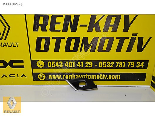 261A36157R RENAULT CLİO 4 SOL SİS FAR ÇERÇEVESİ NİKELAJLI RENKAY