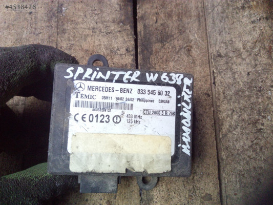 Mercedes Sprinter immobilizer beyni