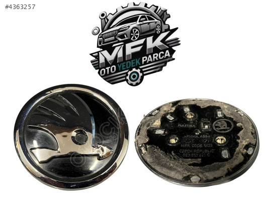 SKODA OCTAVİA ÖN ARMA LOGO ORJİNAL 5E3853621 2020-2023