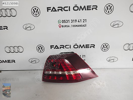 VOLKSWAGEN GOLF 7.5 SAĞ DIŞ STOP ORJİNAL