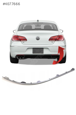 3C8807460B VW PASSAT CC 12-17 ARKA TAMPON KROMU SAĞ