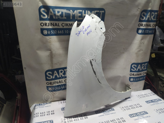 ÇIKMA DACİA LOGAN MCV SAĞ ÖN ÇAMURLUK