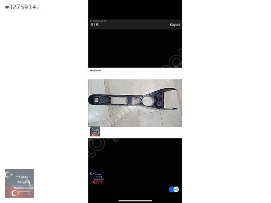 DACİA DUSTER ORTA KONSOL 2012-2018 969100077R